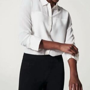 SPANX Cream Blouse